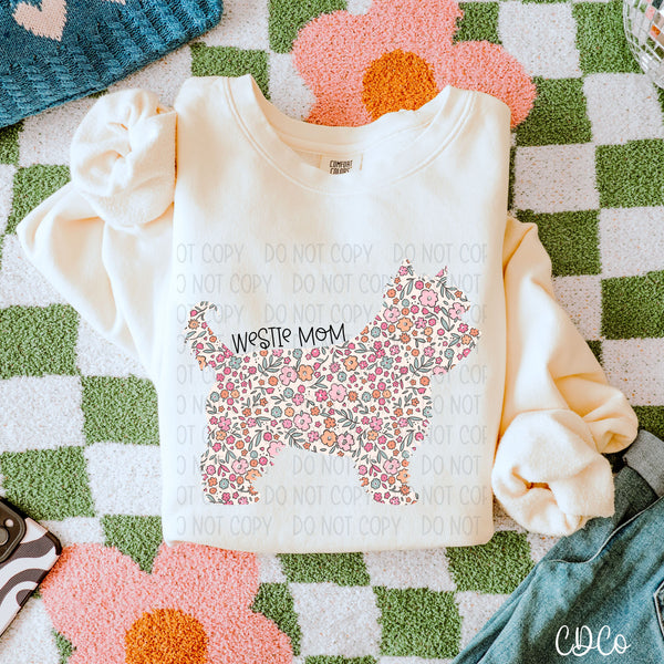 Dog Mom Floral 3 of 6 DTF