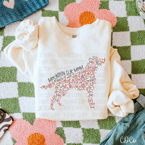 Dog Mom Floral 4 of 6 DTF