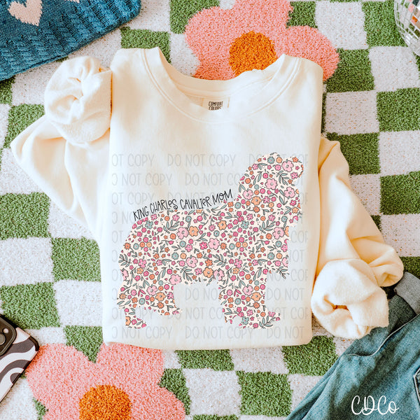 Dog Mom Floral 3 of 6 DTF
