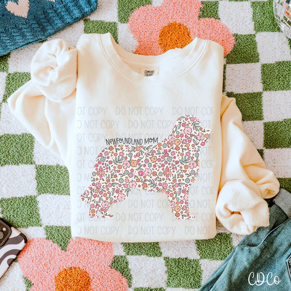 Dog Mom Floral 3 of 6 DTF