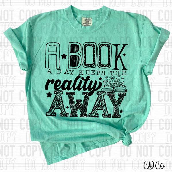 A Book A Day Keeps The Reality Away 3669 DTF