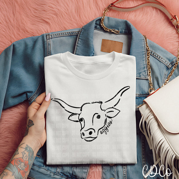 Simple Doodle Mascots 1 of 7 DTF