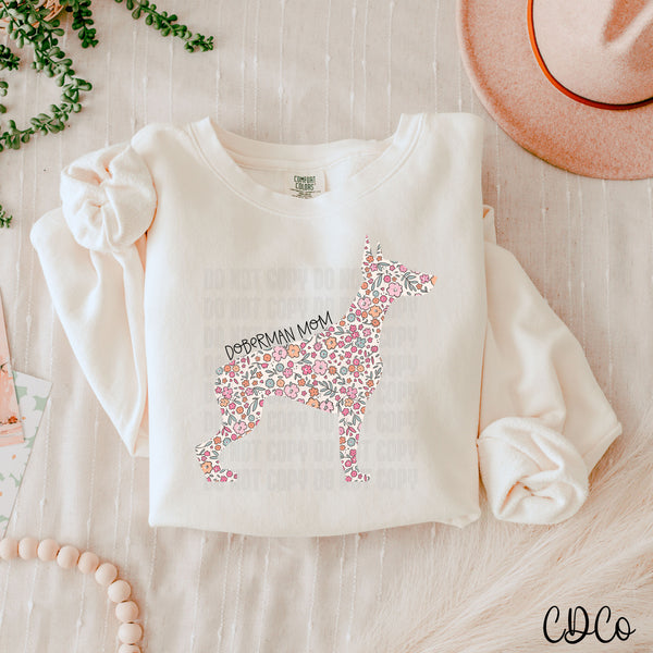 Dog Mom Floral 4 of 6 DTF