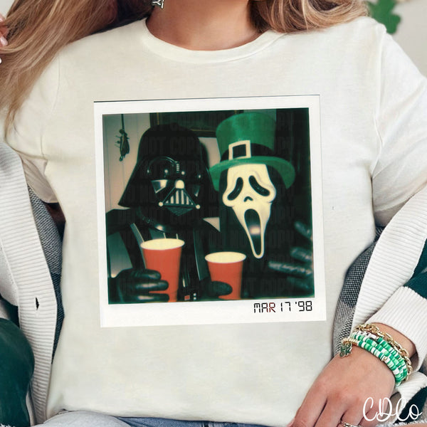 Horror St Pats Polaroid DTF