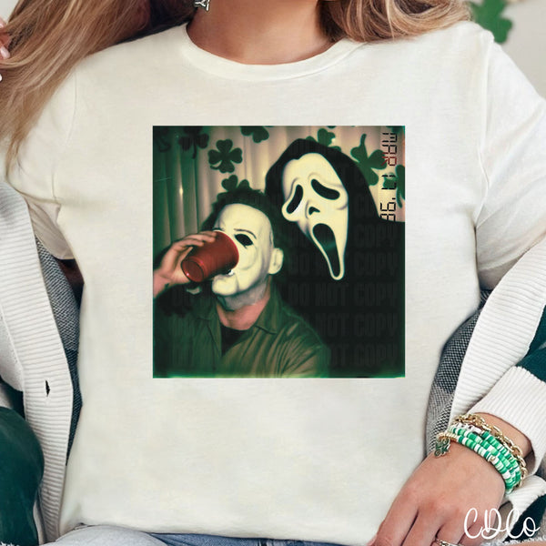 Horror St Pats Polaroid DTF