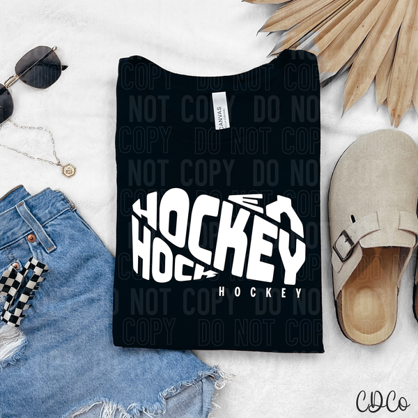 Hockey Curved DTF