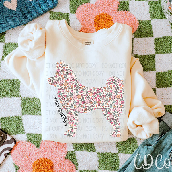 Dog Mom Floral 4 of 6 DTF