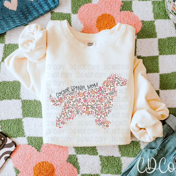 Dog Mom Floral 4 of 6 DTF