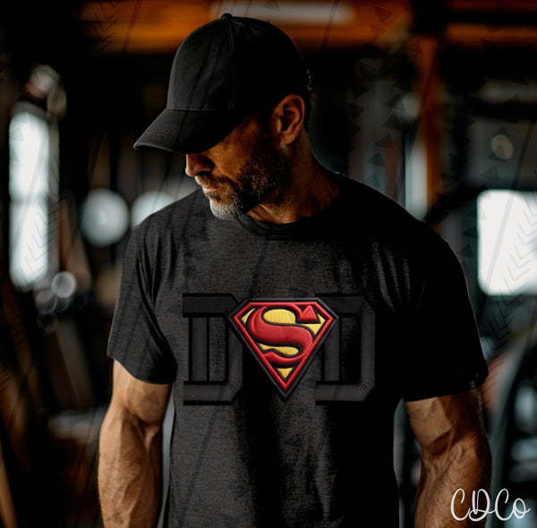 Dad Heroes Faux Embroidery (13 options) DTF