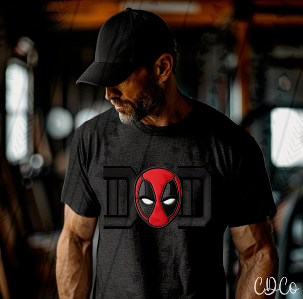 Dad Heroes Faux Embroidery (13 options) DTF
