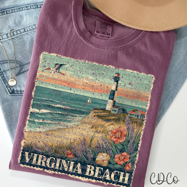 Vacation/Landforms/POI Destination Stamps Vintage 1 of 4 DTF