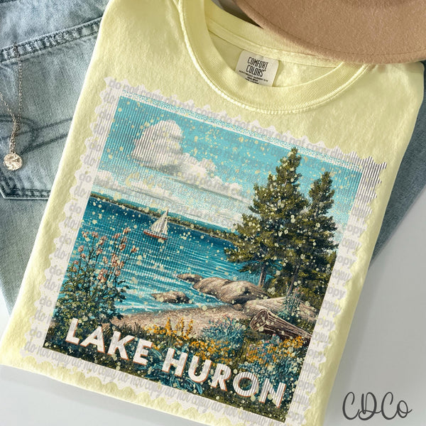 Vacation/Landforms/POI Destination Stamps Vintage 2 of 4 DTF