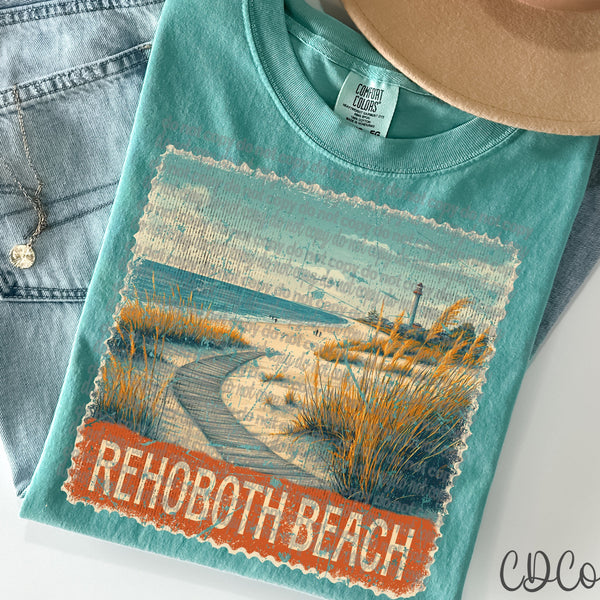 Vacation/Landforms/POI Destination Stamps Vintage 2 of 4 DTF