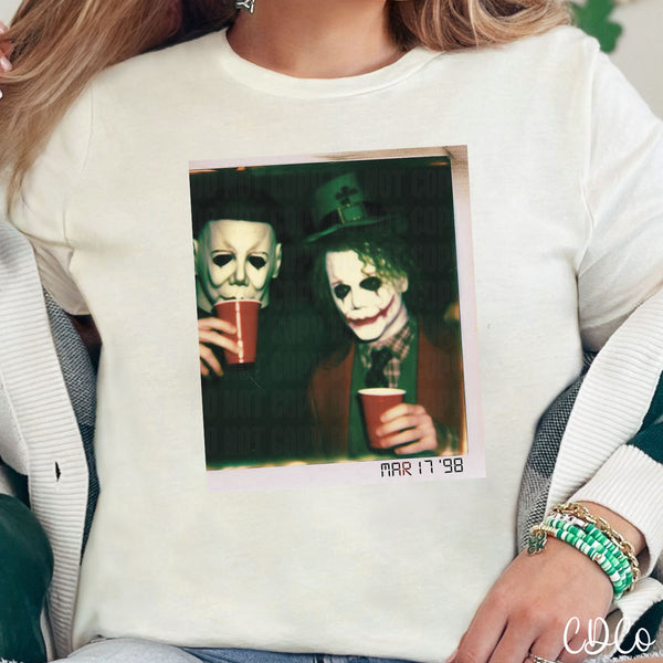 Horror St Pats Polaroid DTF