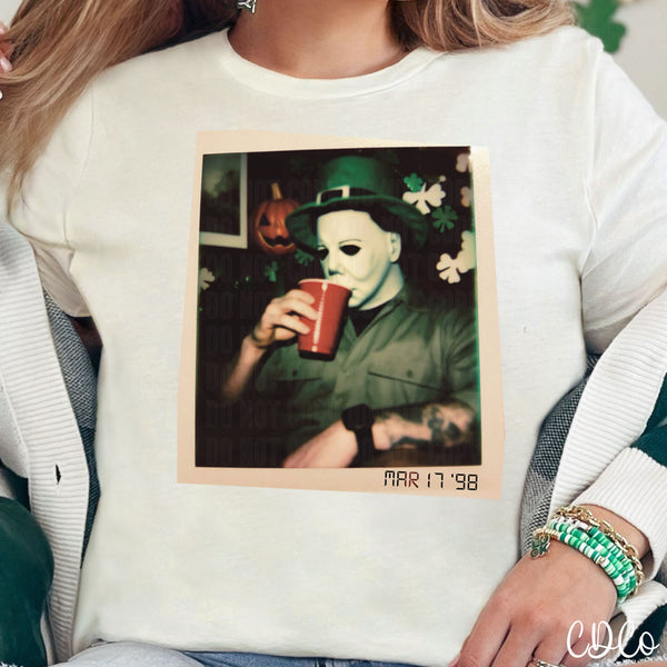 Horror St Pats Polaroid DTF