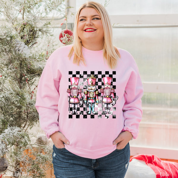 Nutcracker Trio Checkered DTF