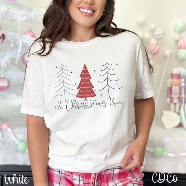 Oh Christmas Tree Trio Simple DTF