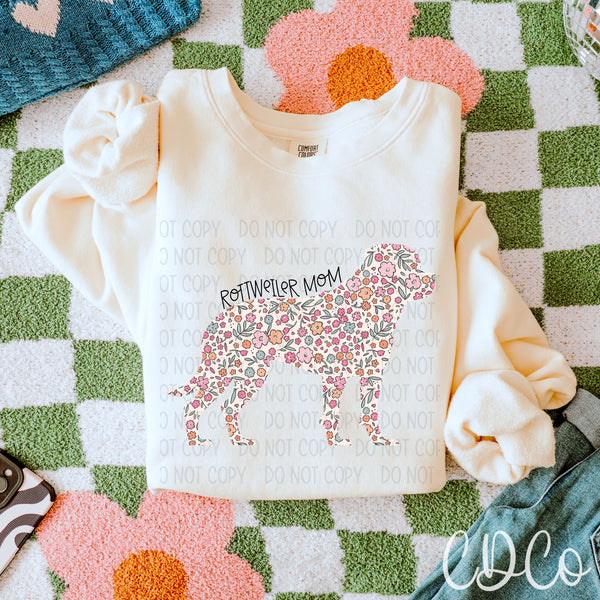 Dog Mom Floral 3 of 6 DTF