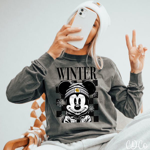 Winter Checkered DTF