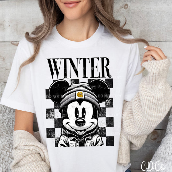 Winter Checkered DTF