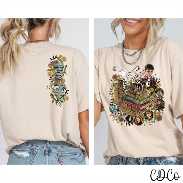 Wizard Book Collage w/Sleeve (adult sleeve 4x8.8 w/words) 5283 DTF