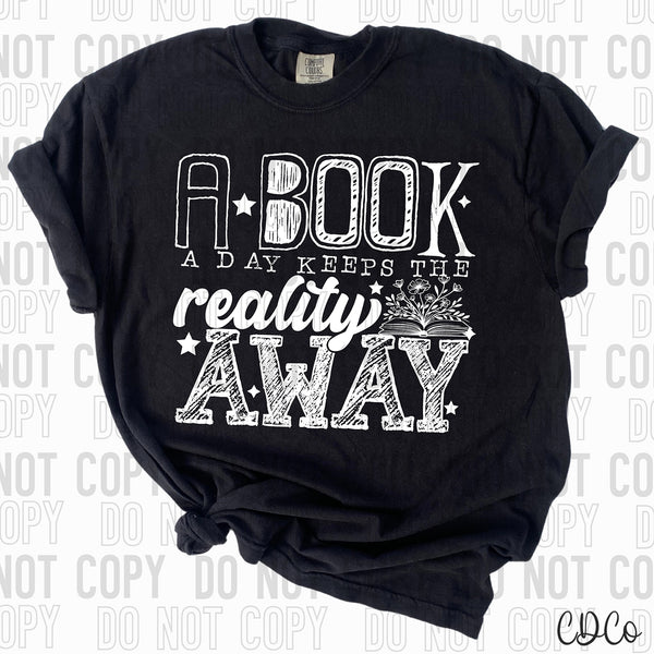 A Book A Day Keeps The Reality Away 3669 DTF