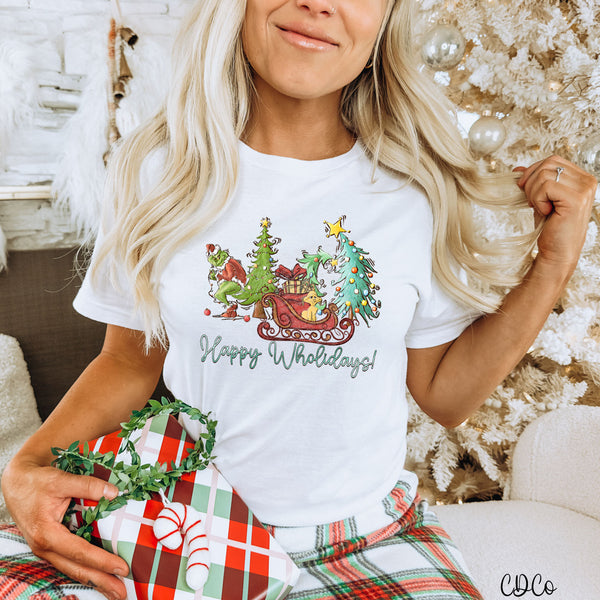 Happy Wholidays DTF