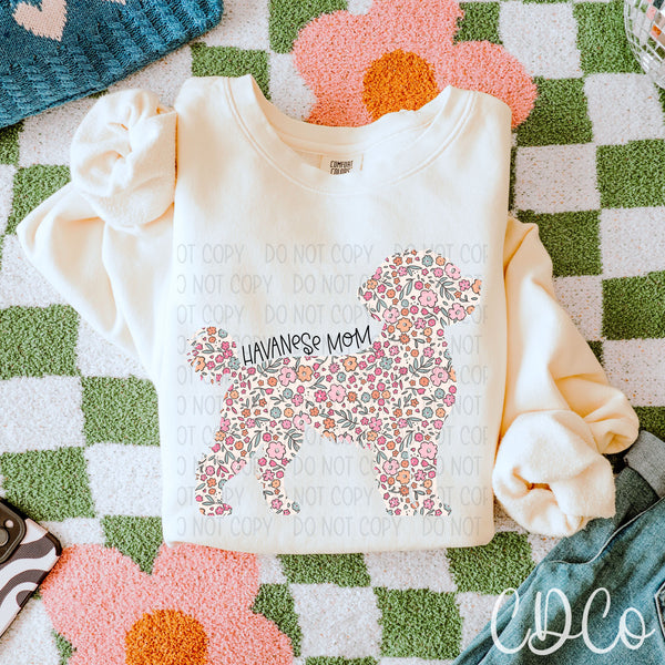 Dog Mom Floral 3 of 6 DTF