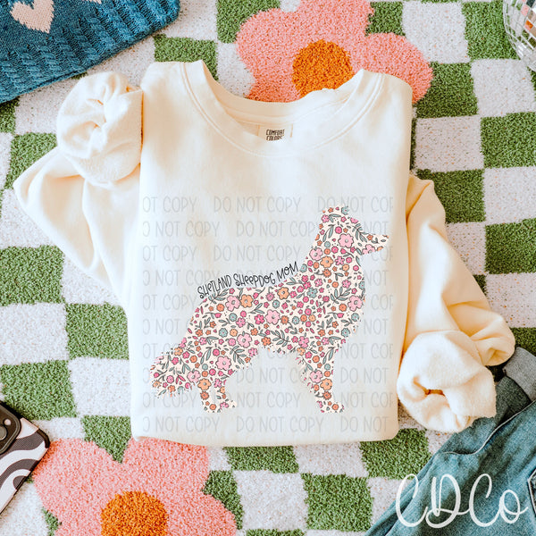 Dog Mom Floral 3 of 6 DTF