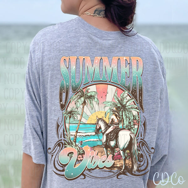 Western Summer Vibes DTF