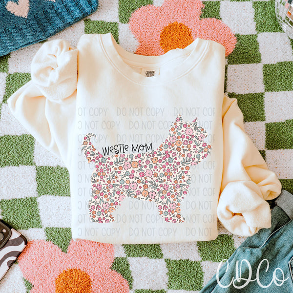 Dog Mom Floral 3 of 6 DTF