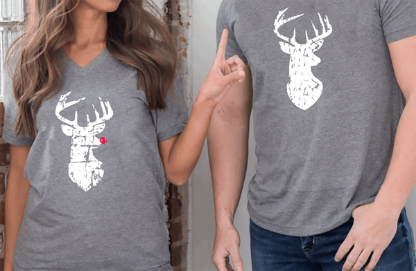 Distressed Deer - White (325°)