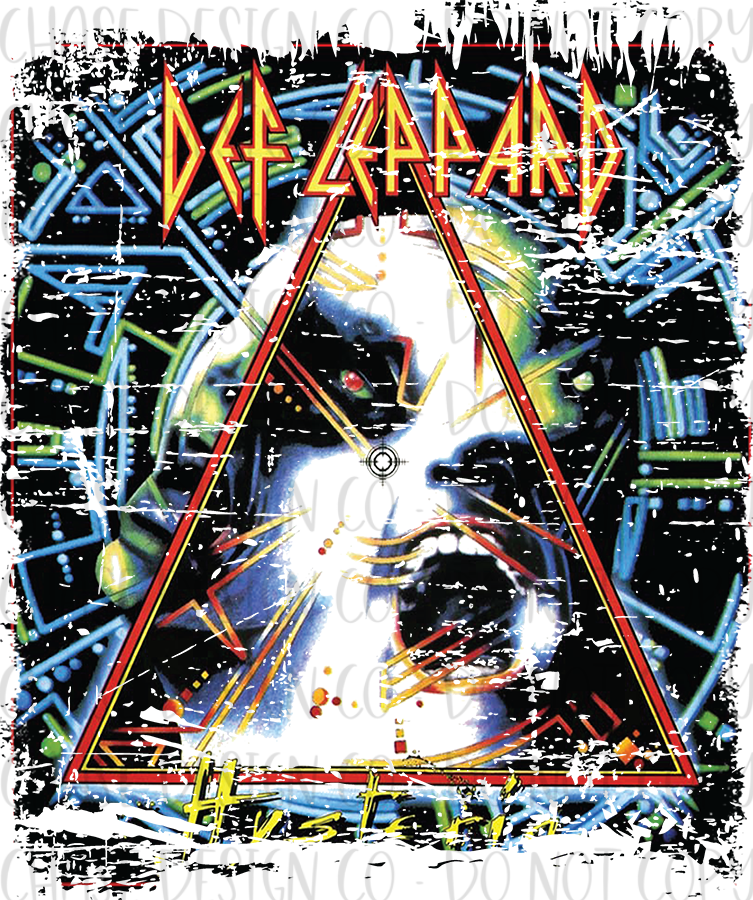 Def Leppard Hysteria SUBLIMATION (400°)