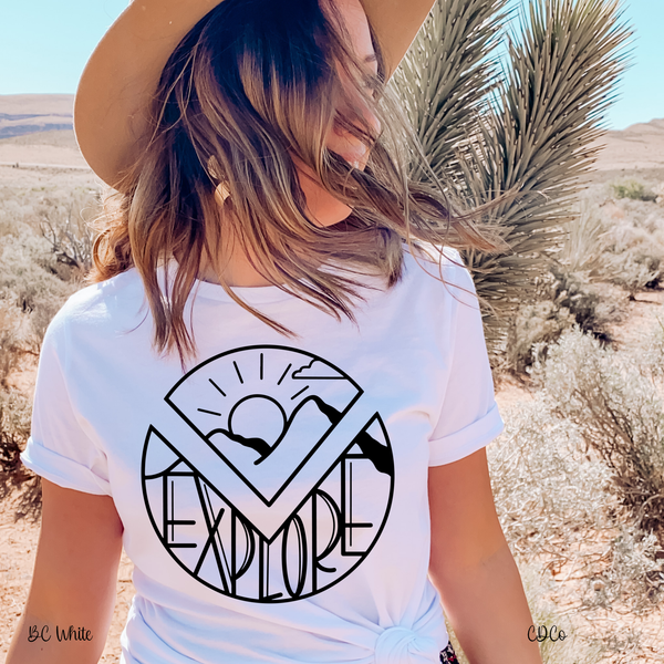 Explore Circle - Black (325°)