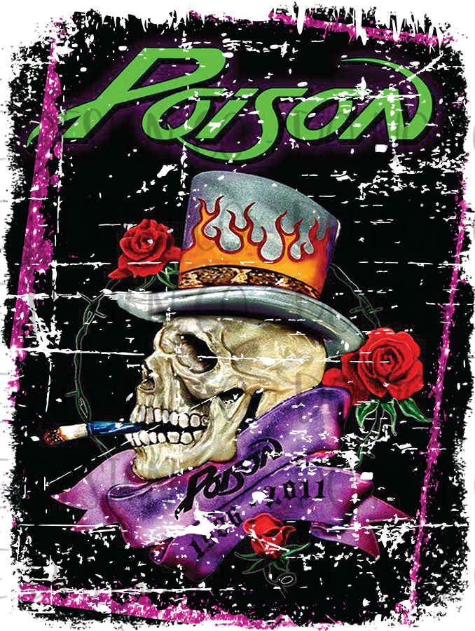 poison skull png