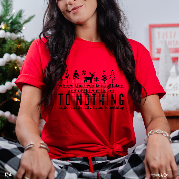 Where the Tree Tops Glisten and Children Listen to Nothing (325°)