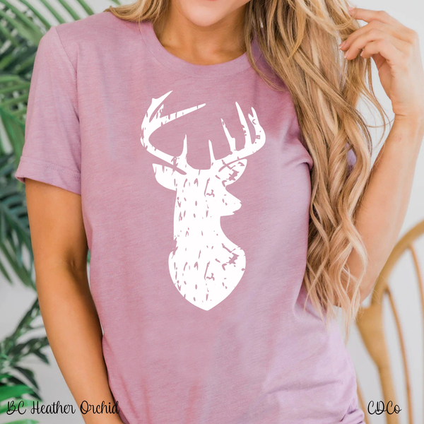 Distressed Deer - White (325°)