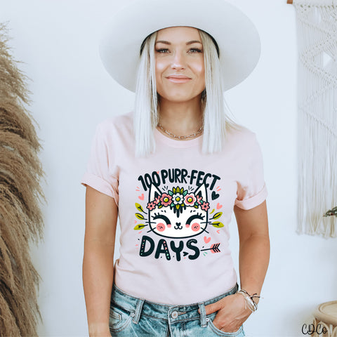 100 Purr-Fect Days DTF