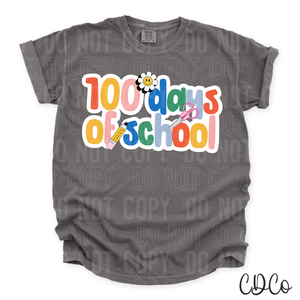 100 Days Of School 3409 DTF