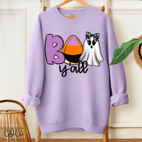Boo Y'all Ghost Candy Corn 7034 DTF