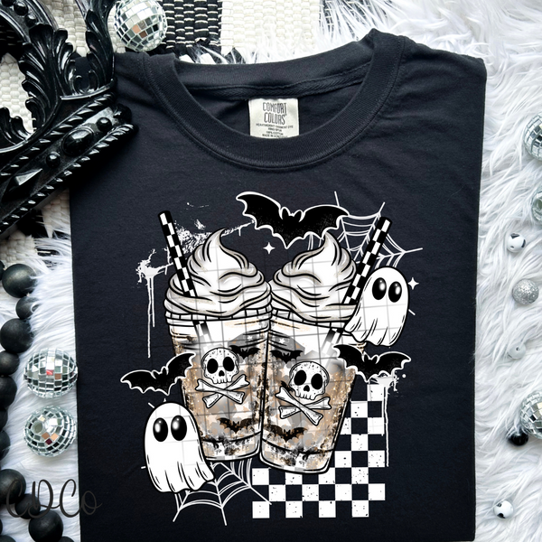 Coffee With Ghosts DTF