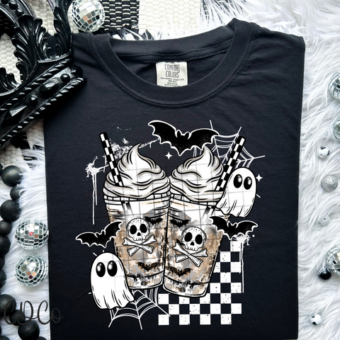 Coffee With Ghosts DTF