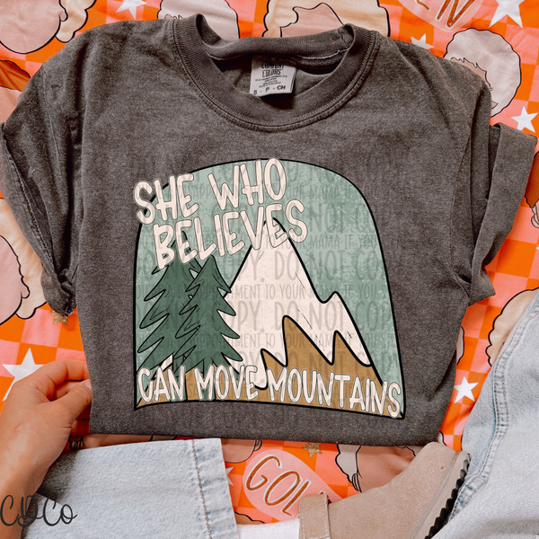 Mountains Move Faith DTF
