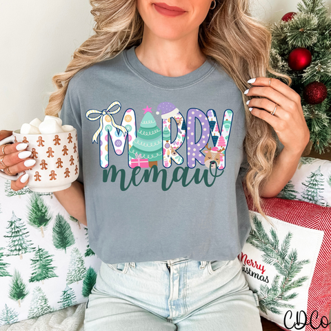 Merry Memaw -  7757 DTF