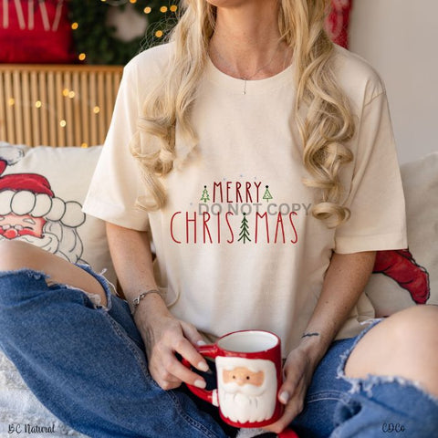 Simple Merry Christmas DTF