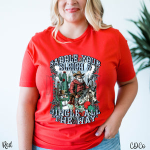 Saddle Your Sleigh & Jingle All The Way DTF