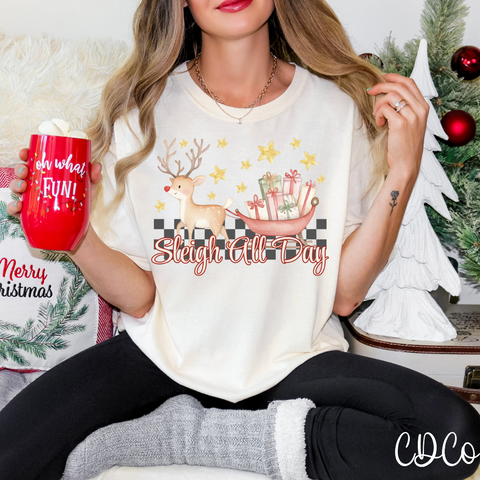 Sleigh All Day -  7738 DTF