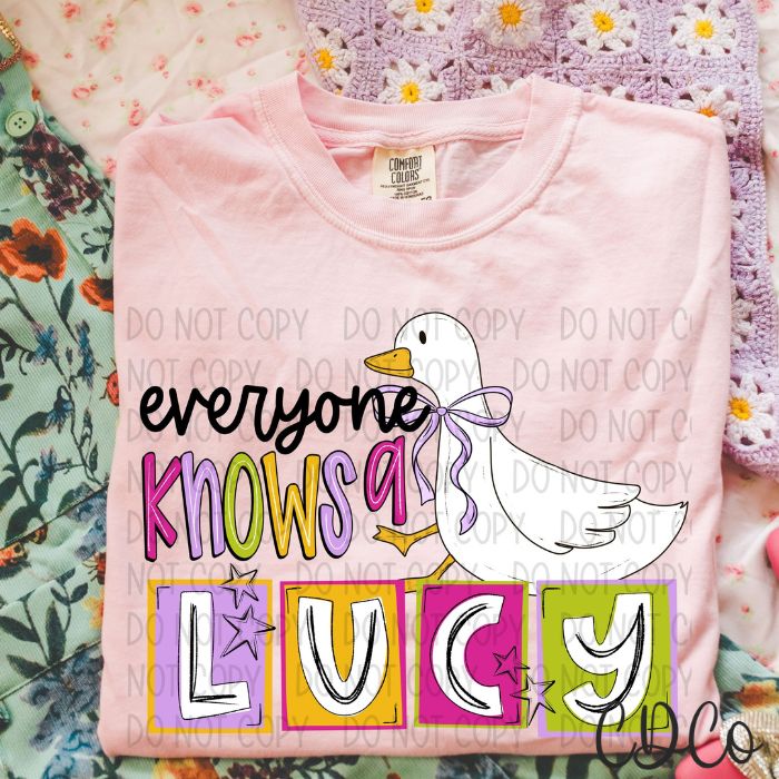 Everyone Knows A Lucy 4135 DTF
