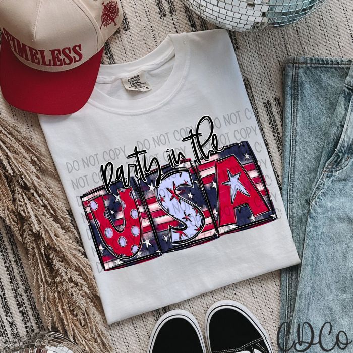 Party In The USA 4132 DTF