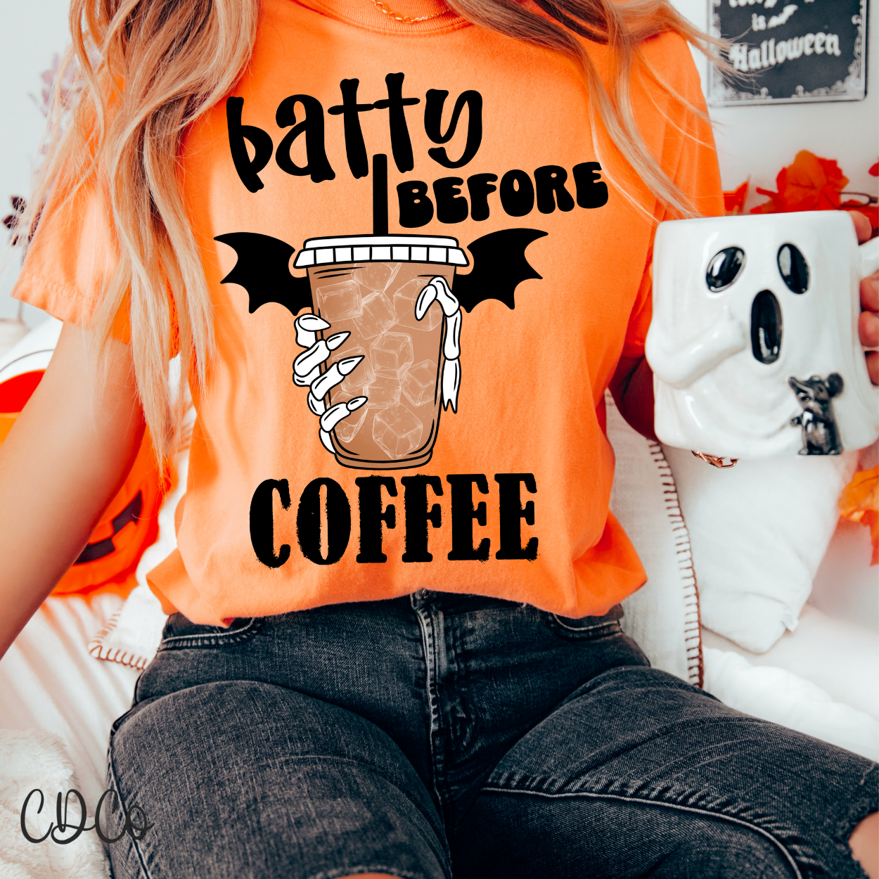 Batty Before Coffee 4967 DTF